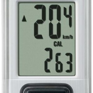 Cateye Velo 9 VL-820 cykelcomputer - Hvid