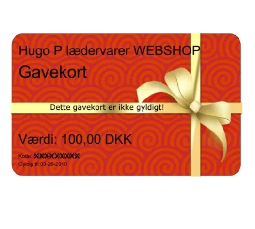 Gavetip.dk Gavekort fra Hugo P