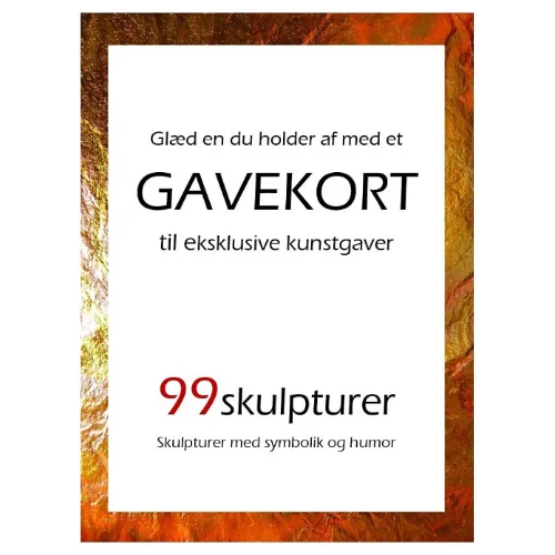 Gavetip.dk gavekort til 99 skulpturer