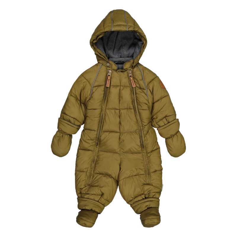 Mikk-Line - Puff Baby Suit w. Acc Rec Flyverdragt - Beech - Str. 68