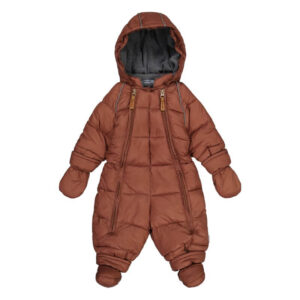 Mikk-Line - Puff Baby Suit w. Acc Rec Flyverdragt - Mink - Str. 68