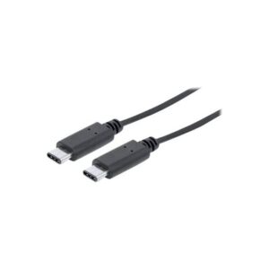 Manhattan 353526 USB-kabel 1 m USB 3.2 Gen 2 (3.1 Gen 2) USB C Sort