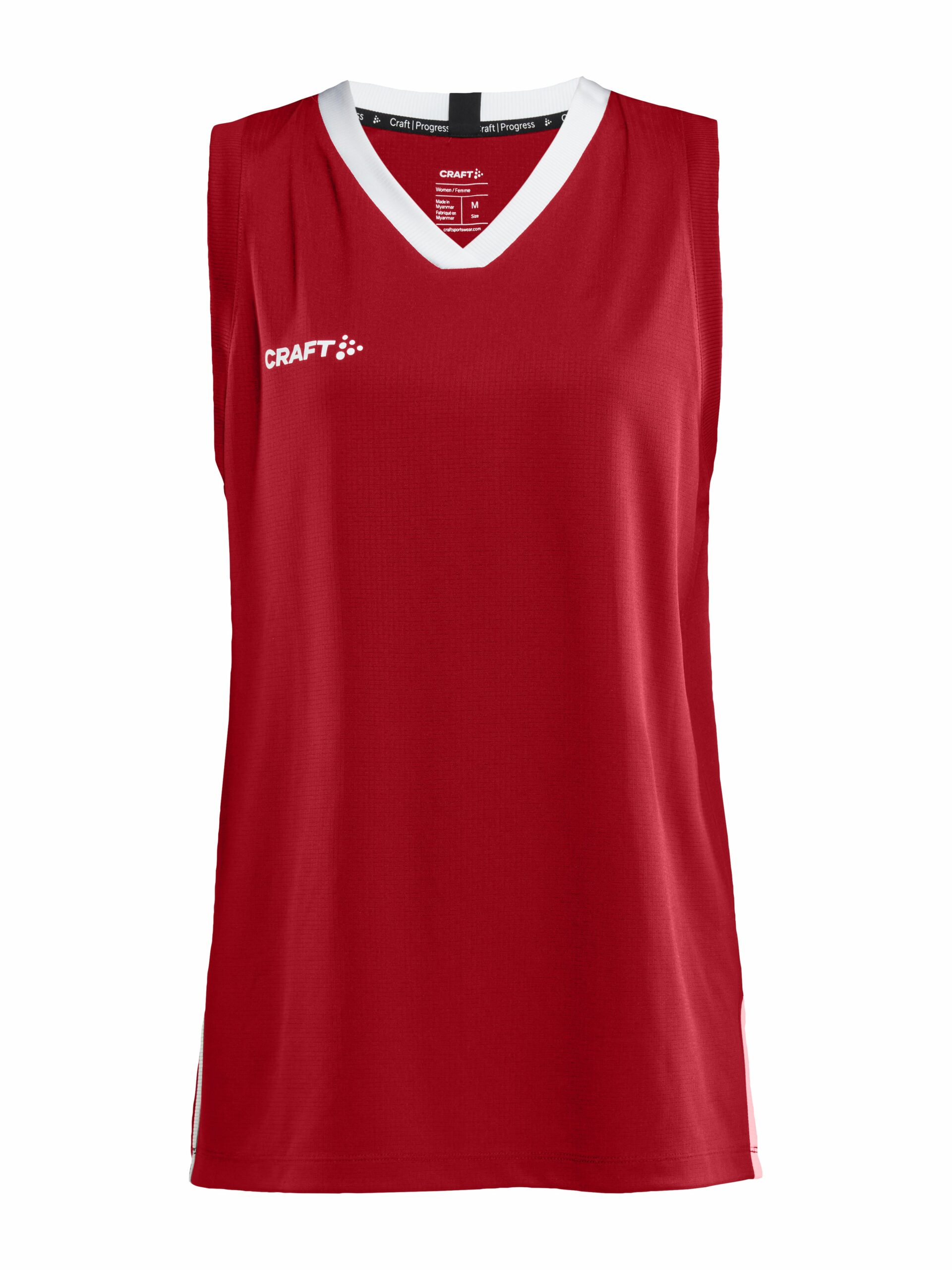 Craft - Progress Basket Singlet Kvinder - Bright Red L