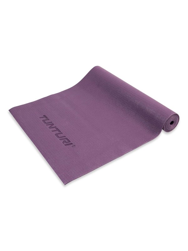 Tunturi PVC Yogamåtte 4mm Lilla