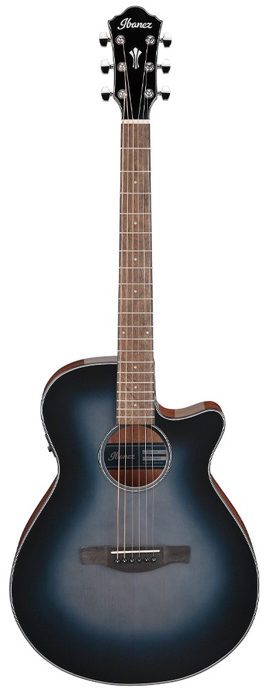 Ibanez AEG50-IBH Western guitar med pickup - Indigo Blue Burst High Gloss