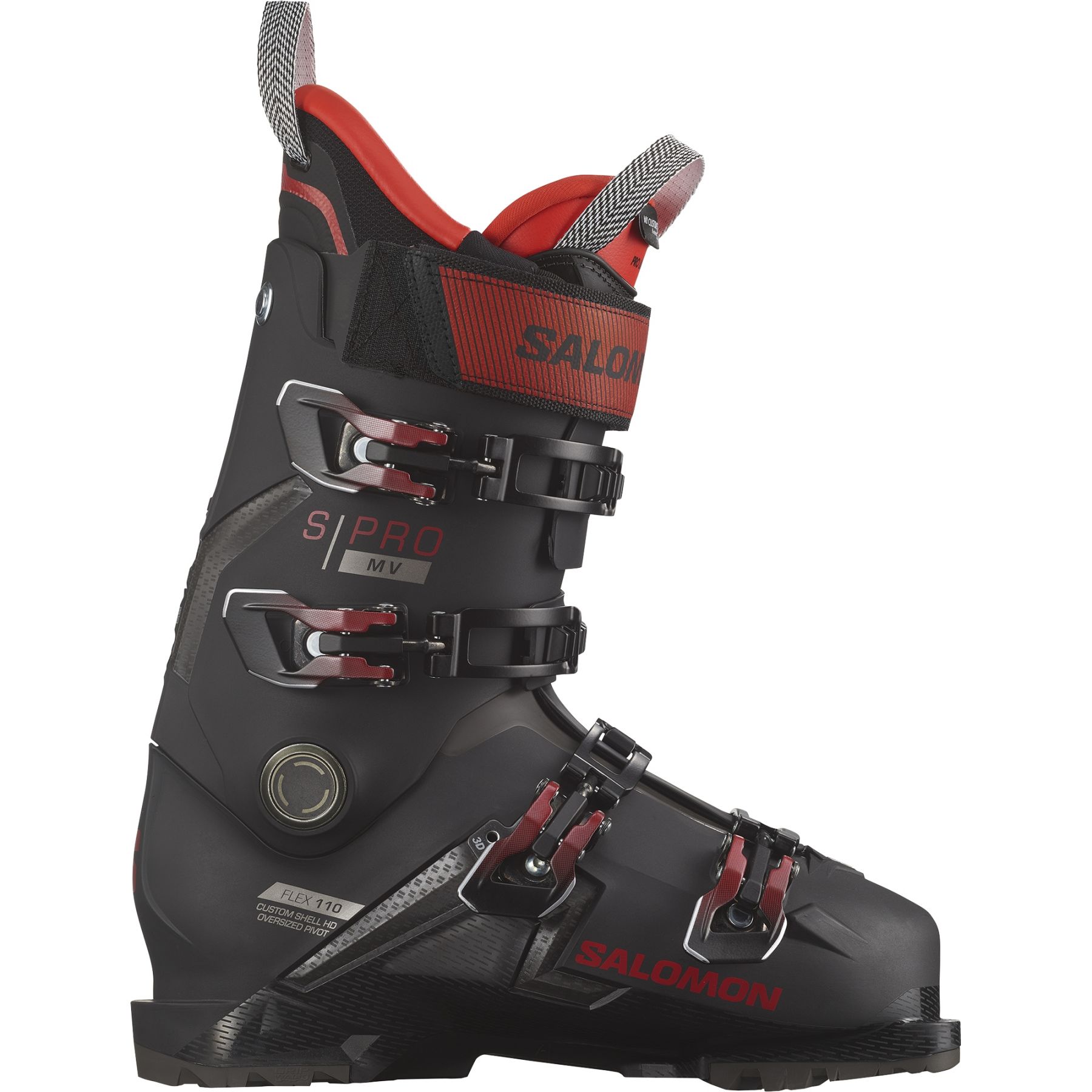 Salomon S/PRO MV 110 GW, skistøvler, herre, sort/rød/hvid