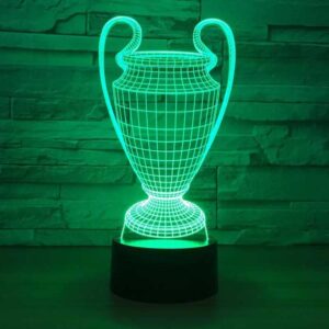 3D lampe fodbold pokal