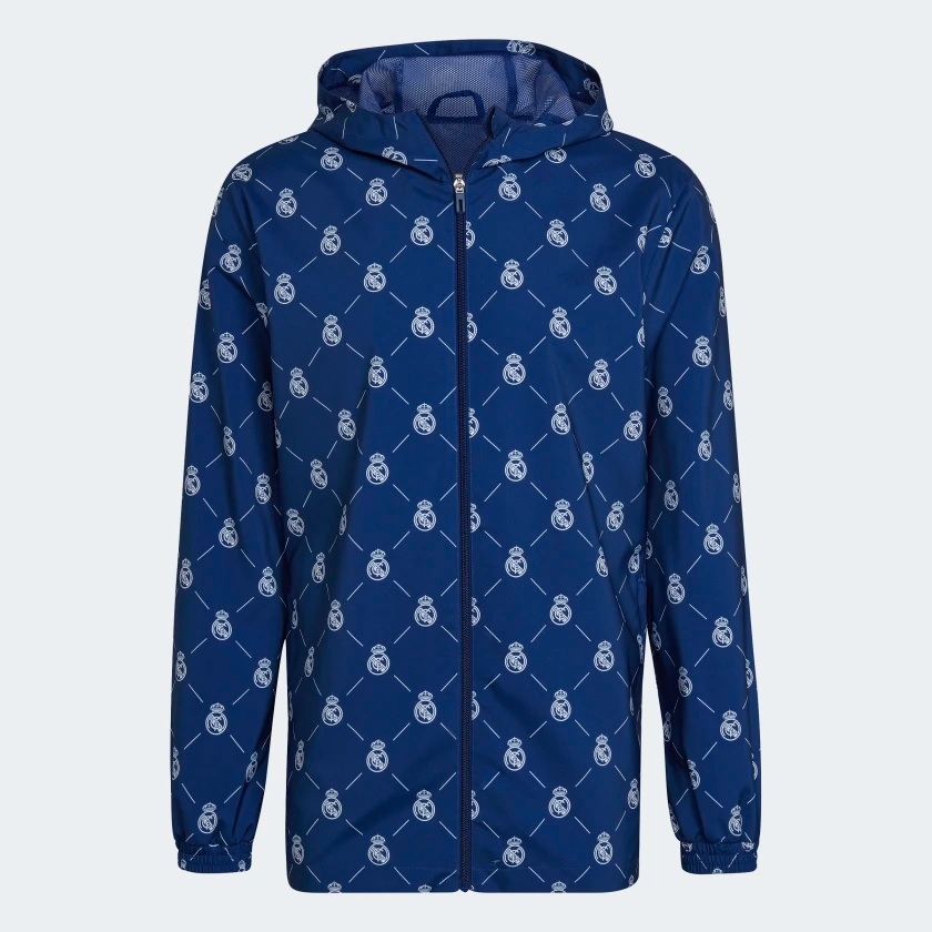 Real Madrid wind breaker blue - by adidas-L