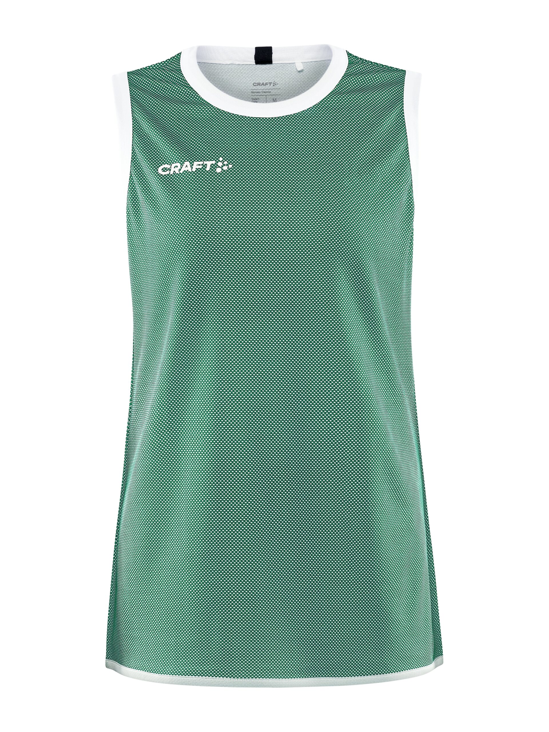 Craft - Progress Reversible Basket Singlet Kvinder - Team Green/White L