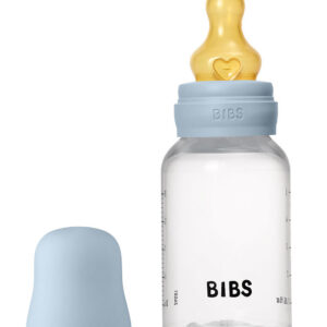 Bibs Sutteflaske - 150 ml - Naturgummi - Baby Blue