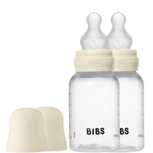 Bibs Sutteflaske - 2-pak - 150 ml - Naturgummi - Ivory