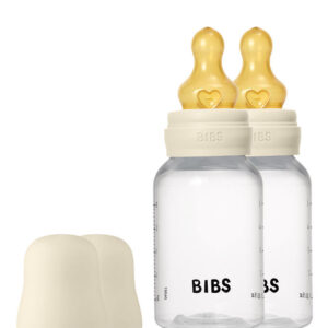 Bibs Sutteflaske - 2-pak - 150 ml - Naturgummi - Ivory