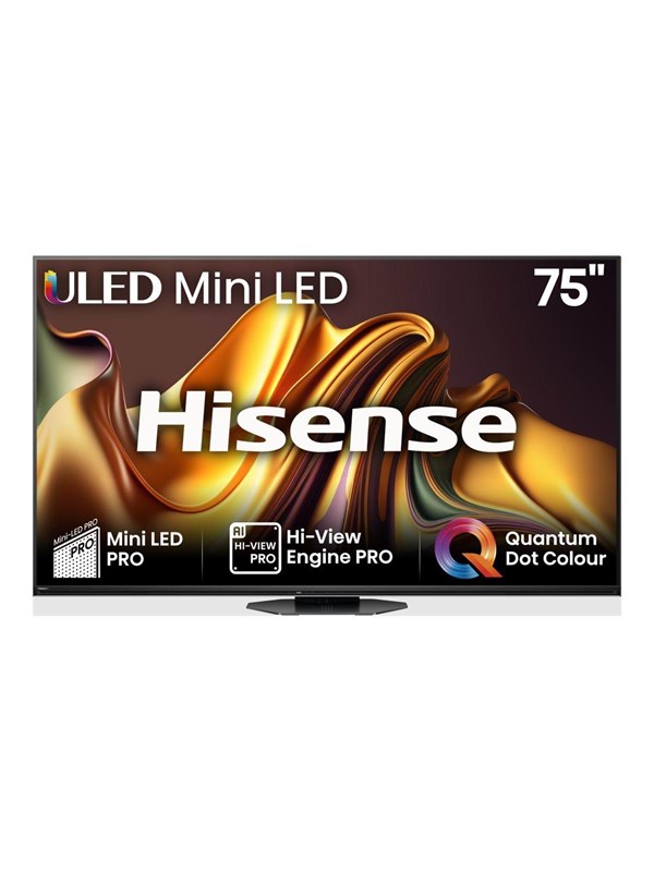 Hisense 75" Fladskærms TV 75U8NQ U8NQ Series - 75" LED-backlit LCD TV - ULED Mini LED - 4K LED 4K