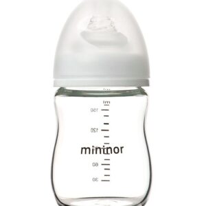 Mininor Sutteflaske - Glas - 160 ml - Hvid