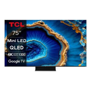 TCL 75" Fladskærms TV 75C805 C80 Series - 75" Class (74.5" viewable) LED-backlit LCD TV - QLED - 4K LED 4K