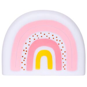 A Little Lovely Company Natlampe - 21 cm - Rainbow - Hvid/Rosa