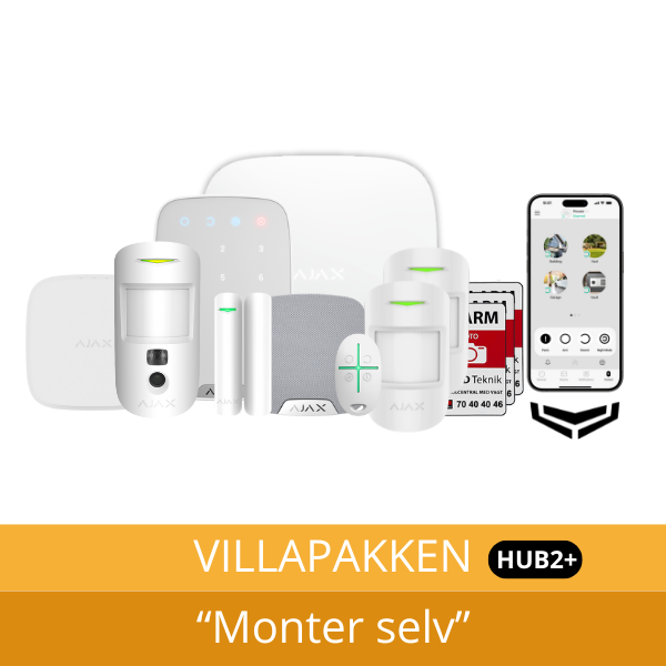 AJAX HUB 2 PLUS Villapakke PhOd - Hvid