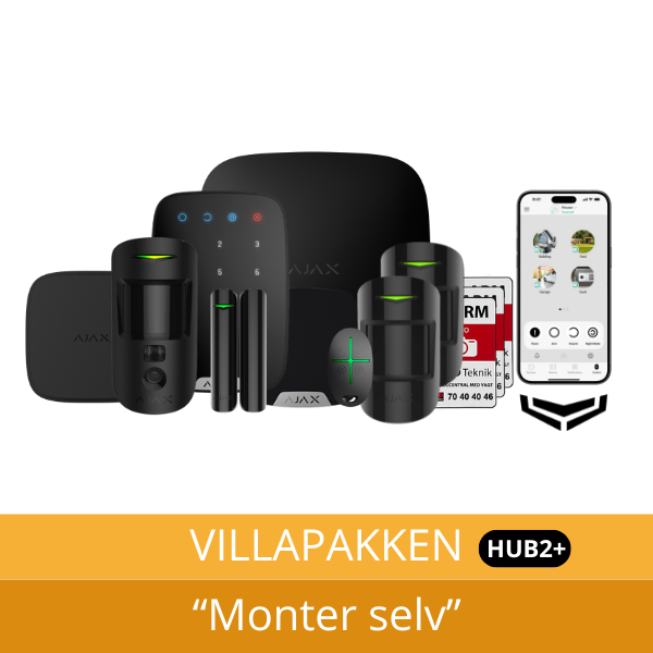 AJAX HUB 2 PLUS Villapakke PhOd - Sort