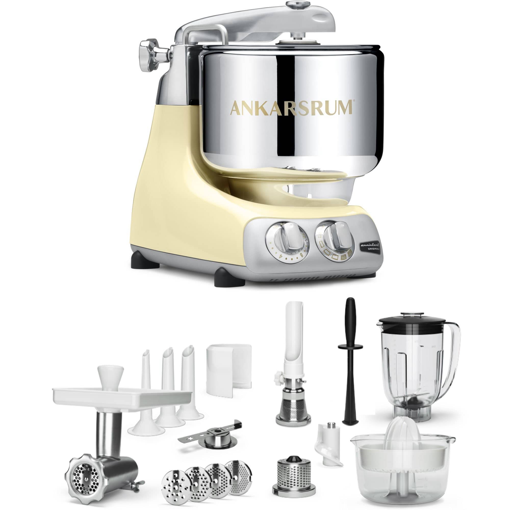 AKM 6230 Køkkenmaskine + Deluxe pakke, Créme