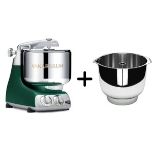AKM 6230 køkkenmaskine + Assistent Original piskeskål, forest green