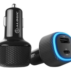 ALOGIC Rapid bilstrømsadapter - USB, 24 pin USB-C - 57 Watt
