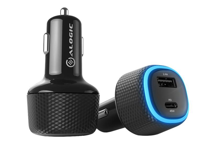 ALOGIC Rapid bilstrømsadapter - USB, 24 pin USB-C - 57 Watt