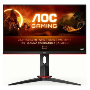AOC Q24G2A/BK Gaming skærm - 24" IPS 165 Hz QHD 2560x1440