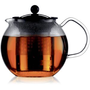 ASSAM Tekande m. glashåndtag 1,0 l, krom