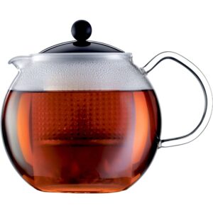 ASSAM Tekande m. glashåndtag 1,0 l, sort