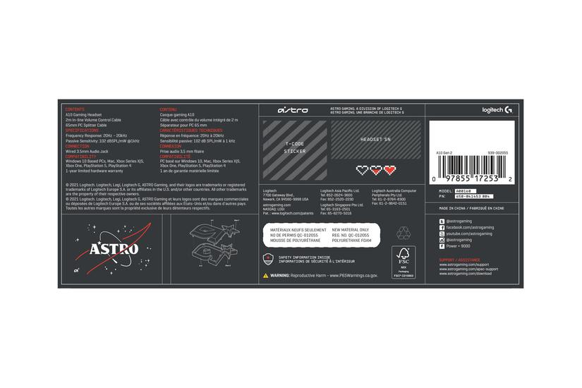 ASTRO Gaming A10 Gen 2 - headset