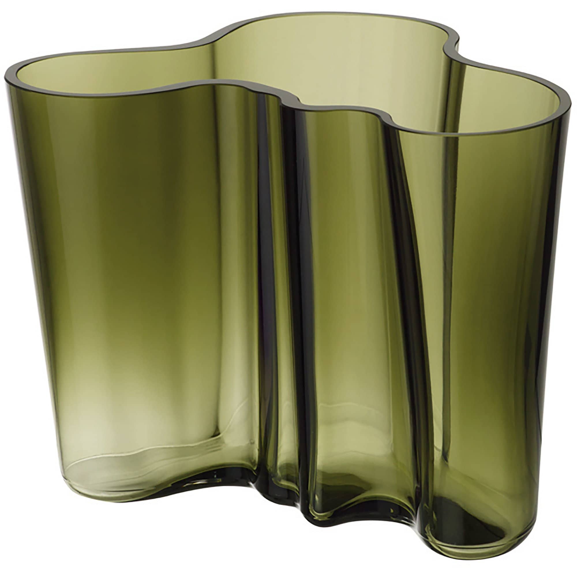 Aalto Collection vase, 16 cm, mosgrøn