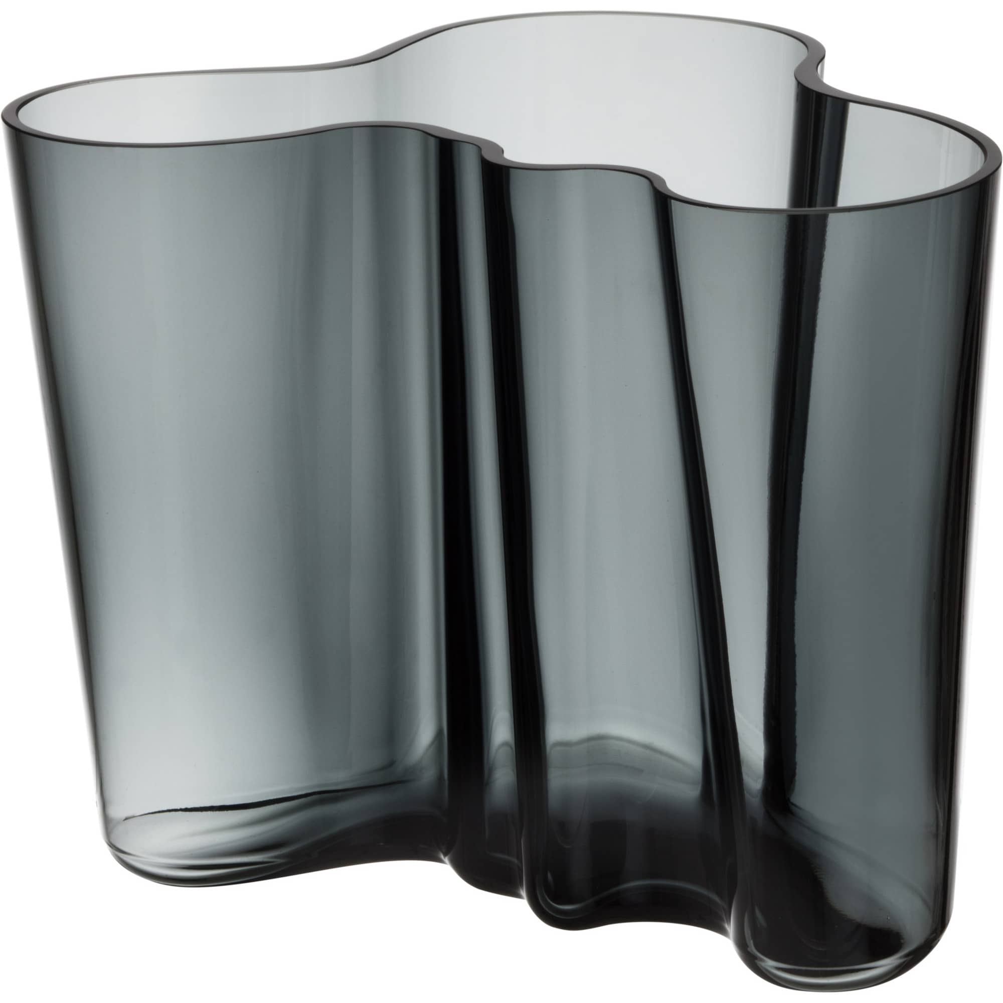 Aalto Collection vase, 16 cm. mørkegrå