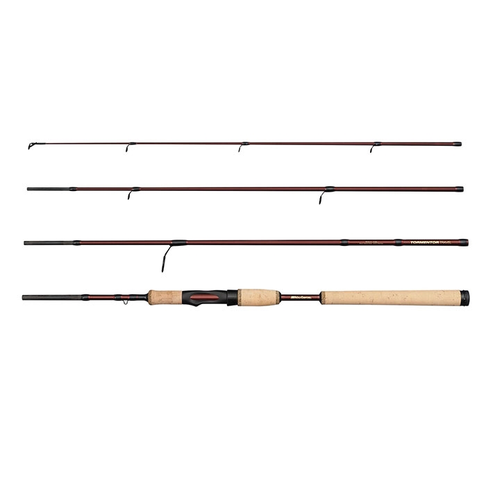 Abu Garcia TorHerre / Mændtor Travel 9 fod, 15-45g, 4-delt - Spinnestang til fastspolehjul