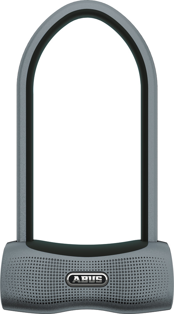 Abus Bøjlelås 770 Alarm SmartX - 230mm + USKF holder - Sort