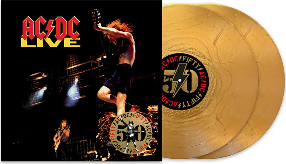 Ac Dc - Live - Gold Metallic Edition - Vinyl Lp