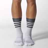 Adidas crew light weight socks - white-1 | 34-36