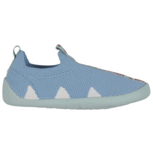 Affenzahn Sko - Slipper Knit Flinky Shark - Blå