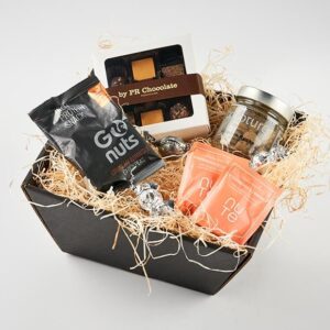 Alkoholfri nytårskurv, floristens valg - Send blomster med Bloomit