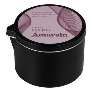 Amaysin Vanilla Massage Candle - 180 g.