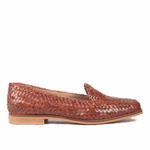 Angulus - Håndflettet loafer - 23-0607 - Brun - 38