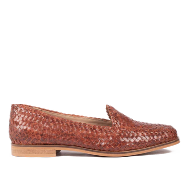 Angulus - Håndflettet loafer - 23-0607 - Brun - 38