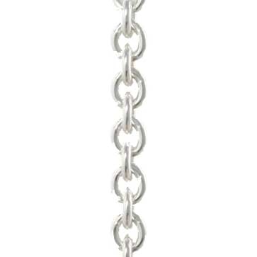 Anker halskæde i Sølv - 3,4 mm - 80 cm