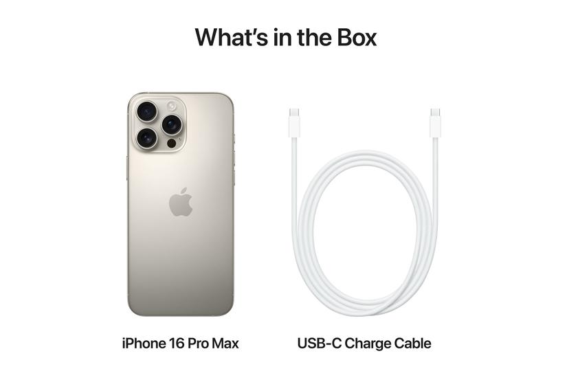 Apple iPhone 16 Pro Max - naturlig titanium - 5G smartphone - 256 GB - GSM