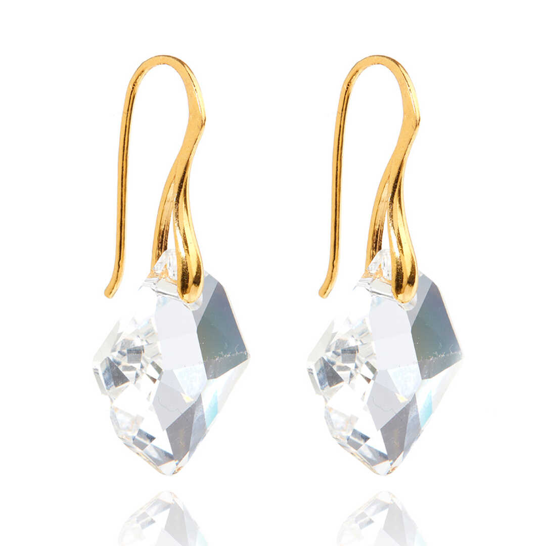 Arctic øreringe "Crystal"/guld