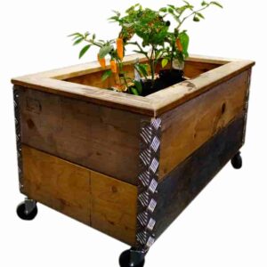 Arizona - Plantekasse i genbrugstræ, 91 x 51,5 x højde 48,5 cm