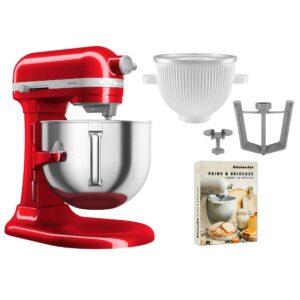Artisan 5KSM70SHXE køkkenmaskine 6,6 liter + 5KSMICM Ice Cream Maker, candy apple