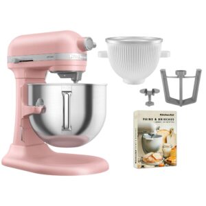 Artisan 5KSM70SHXE køkkenmaskine 6,6 liter + 5KSMICM Ice Cream Maker, dried rose