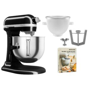 Artisan 5KSM70SHXE køkkenmaskine 6,6 liter + 5KSMICM Ice Cream Maker, onyx black