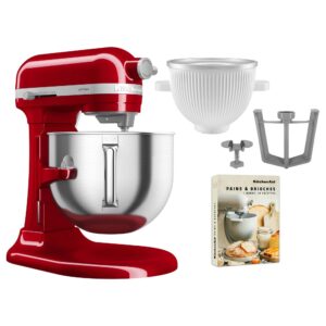 Artisan 5KSM70SHXE køkkenmaskine 6,6 liter + 5KSMICM Ice Cream Maker, red
