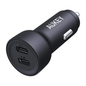 Aukey Car Charger CC-Y23 2xUSB-C 65W (black)